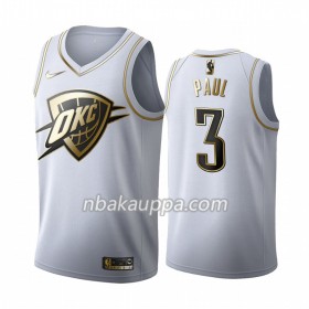 Oklahoma City Thunder Chris Paul 3 Nike 2019-2020 Valkoinen Golden Edition Pelipaidat Swingman - Miesten